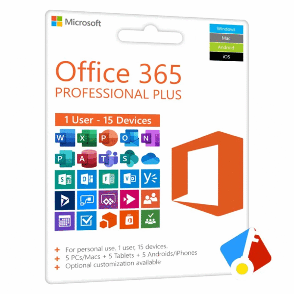 Account Office 365 Pro Plus | 1 year | 5 devices | Account